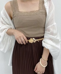 apres jour | 【apres jour×ARIAZ】ローズモチーフベルト(ベルト)