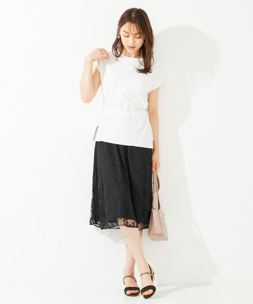 ANY SIS（エニィスィス）の「【2SET】レディサマー セットアップ（ワンピース・レディース・ホワイト系/スカイブルー系/ネイビー系/ピンク系・1/2/3）」の5枚目の写真