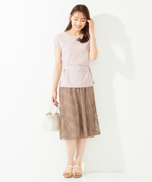 ANY SIS（エニィスィス）の「【2SET】レディサマー セットアップ（ワンピース・レディース・ホワイト系/スカイブルー系/ネイビー系/ピンク系・1/2/3）」の8枚目の写真