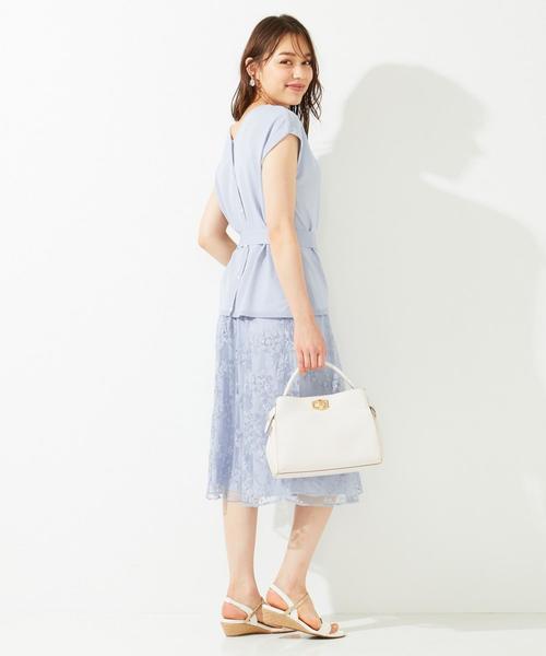 ANY SIS（エニィスィス）の「【2SET】レディサマー セットアップ（ワンピース・レディース・ホワイト系/スカイブルー系/ネイビー系/ピンク系・1/2/3）」の10枚目の写真