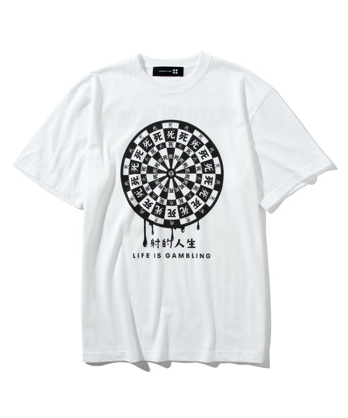SAMURAI CORE(サムライコア)の「【8】【it】【SAMURAI CORE(サムライコア)】LIFE IS GAMBLING TEE(Tシャツ/カットソー・メンズ・ホワイト/ブラック・M/L/XL)」の1枚目の写真