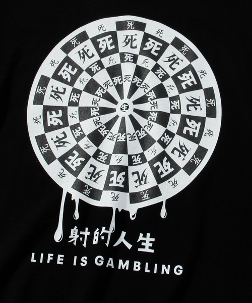 SAMURAI CORE(サムライコア)の「【8】【it】【SAMURAI CORE(サムライコア)】LIFE IS GAMBLING TEE(Tシャツ/カットソー・メンズ・ホワイト/ブラック・M/L/XL)」の5枚目の写真