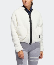 adidas（アディダス）の「ADICROSS ボアフリース 長袖フルジップ