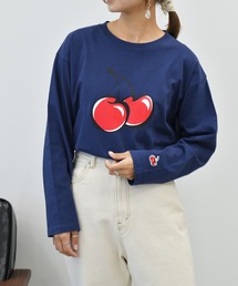 KIRSH | 【ZOZO限定】BIG CHERRY L/S TEE/ビッグチェリープリントロンT LS(Tシャツ/カットソー)