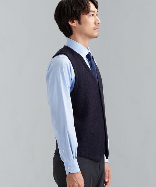 gim（ジム）の「[ ジム ] gim ニット ジレ ベスト（ベスト）」 WEAR