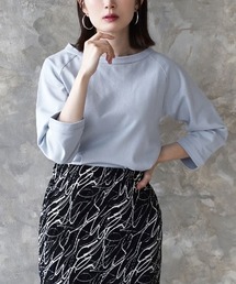 zootie（ズーティー）の「【汚れにくい撥水・撥油加工つき！】シミヘン加工 フレンチバスク ラグランカットソー［無地］（Tシャツ/カットソー）」