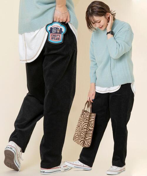 coen(コーエン)の「【WEB限定サイズ】コーデュロイシェフパンツ#''CHEF PANTS''(その他パンツ・レディース・ライトブルー/ブラック/ブラウン/ライム/イエロー/ベージュ・LARGE/MEDIUM/SMALL/X-LARGE)」の2枚目の写真