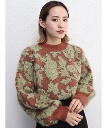 MURUA | フラワージャガードニット(ニット/セーター)