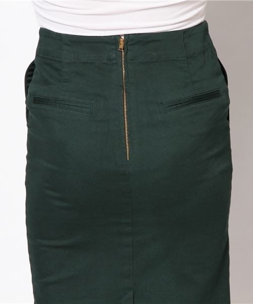 B:MING by BEAMS（ビーミングバイビームス）の「aビーミング by ビームス / チノタイトスカート（スカート・レディース・ベージュ/グリーン・MEDIUM/SMALL）」の6枚目の写真