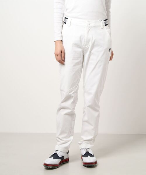Admiral Golf（アドミラル　ゴルフ）の「[アドミラル ゴルフ] レディース ロゴエラスティック ストレートパンツ　L （その他パンツ・レディース・ブラック/ベージュ/ホワイト・LL/S/M/L）」の2枚目の写真