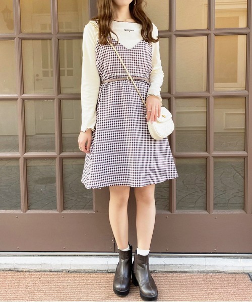 apres jour(アプレジュール)の「キャミワンピ+Tシャツセット【ZOZOTOWN限定アイテム】【1AP】(ワンピース・レディース・モカ/ダークブラウン/ブラック・X-LARGE/フリー)」の20枚目の写真