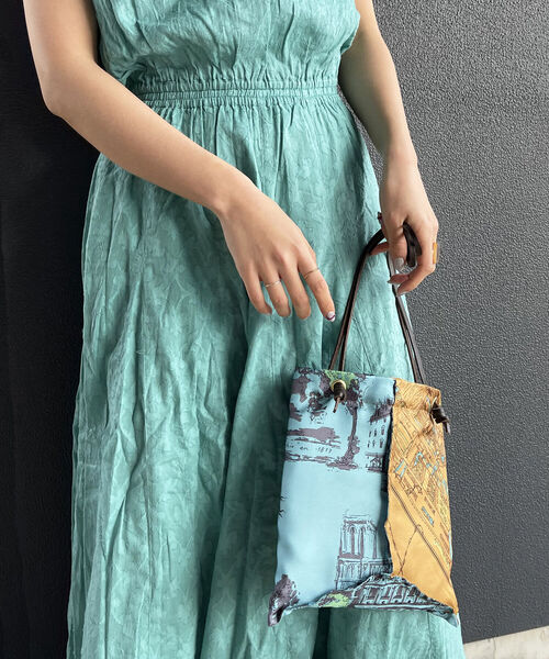 manipuri(マニプリ)の「【manipuri/ マニプリ】プリントトートバッグS(トートバッグ・レディース・ブルー系その他3/ピンク系その他3・FREE)」の9枚目の写真