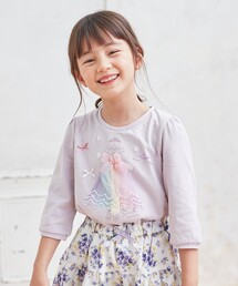 ANY（エニィ）の「プリンセスモチーフ 七分袖 Tシャツ（Tシャツ/カットソー・キッズ）」