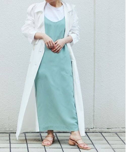 N.O.R.C（ノーク）の「サテンキャミワンピース（ワンピース・レディース・ブラック/ミント・S/M）」の22枚目の写真