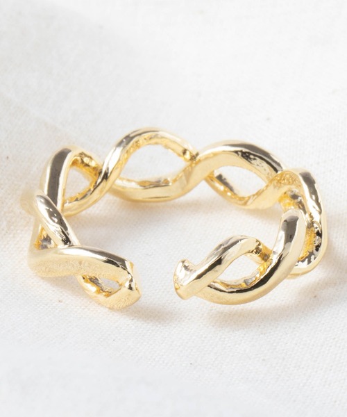 SALON（サロン）の「メタルラインデザインリング 日本製（リング・レディース・シルバー/シルバー系その他/ゴールド系その他/ゴールド・13号）」の14枚目の写真