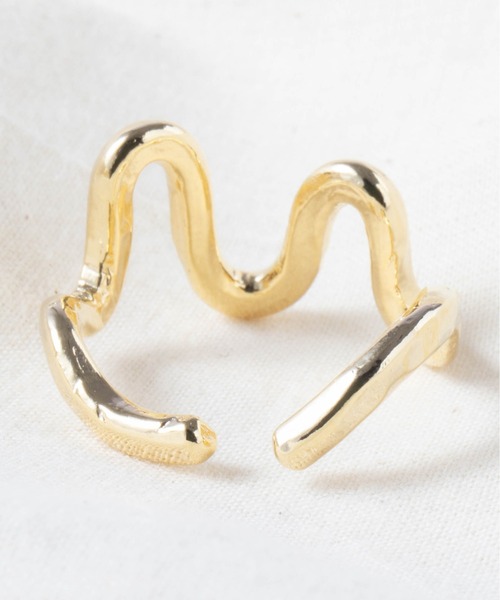 SALON（サロン）の「メタルラインデザインリング 日本製（リング・レディース・シルバー/シルバー系その他/ゴールド系その他/ゴールド・13号）」の12枚目の写真