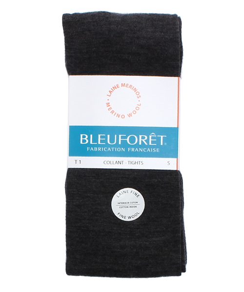 BLEU FORET（ブルーフォレ）の「BLEU FORET ウール混コットンインナータイツ（タイツ/ストッキング・レディース・ブラック/ダークグレー/ネイビー・SMALL/MEDIUM/LARGE）」の2枚目の写真