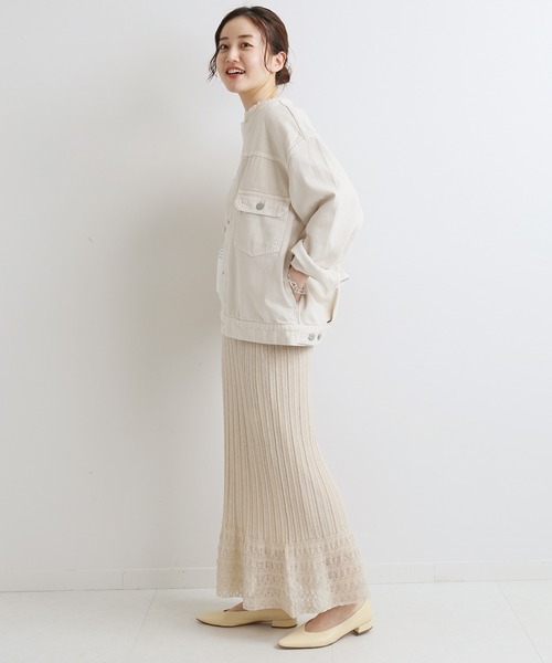 イエナ  カラーチノリメイクルーズブルゾン ベージュ系 ゆったり 36秋カラー size36 秋新作 IENA カラーチノリメイクルーズブルゾン 人気色