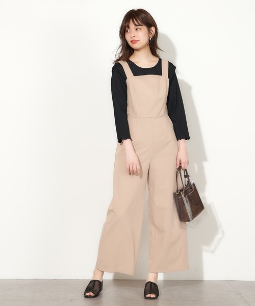 natural couture(ナチュラルクチュール)の「きらっと素材シンプルトップス(Tシャツ/カットソー・レディース・ブラック/オフホワイト/ライトベージュ・FREE)」の19枚目の写真