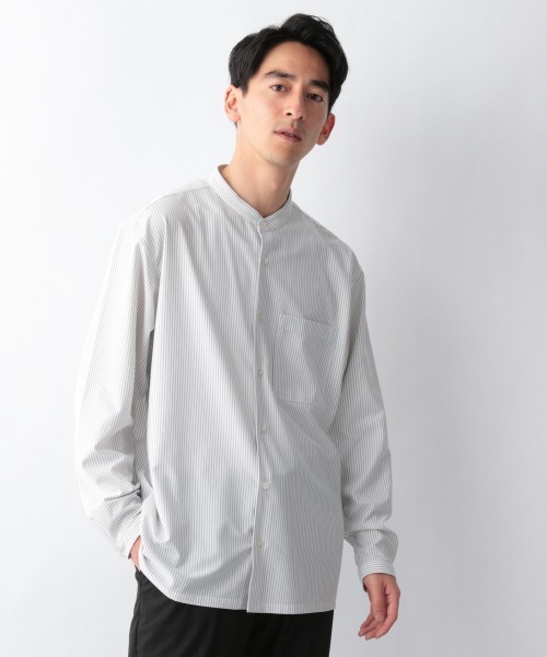 GLOBAL WORK(グローバルワーク)の「スマラクカットシャツ/932169(シャツ/ブラウス・メンズ・ライトグレー/その他1/グリーン系その他3・SMALL/MEDIUM/LARGE)」の3枚目の写真