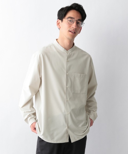 GLOBAL WORK(グローバルワーク)の「スマラクカットシャツ/932169(シャツ/ブラウス・メンズ・ライトグレー/その他1/グリーン系その他3・SMALL/MEDIUM/LARGE)」の2枚目の写真