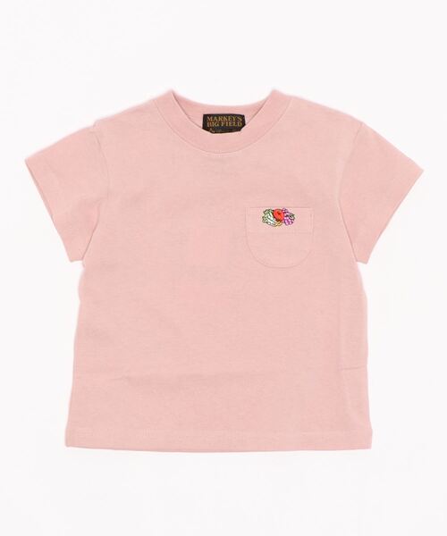 FRUIT OF THE LOOM(フルーツオブザルーム)の「【FRUIT OF THE LOOM】半袖ポケットティー(80~160cm)(Tシャツ/カットソー・キッズ・オフホワイト/ピンク/テラコッタ/イエロー/カーキ/ターコイズブルー/ロイヤルブルー/ライトグレー/ブラック/ホワイト系その他/ピンク系その他/グレー系その他・80/90/95/100/110/120/130/140/150/160)」の11枚目の写真