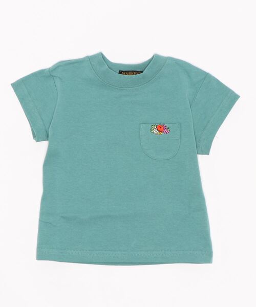 FRUIT OF THE LOOM(フルーツオブザルーム)の「【FRUIT OF THE LOOM】半袖ポケットティー(80~160cm)(Tシャツ/カットソー・キッズ・オフホワイト/ピンク/テラコッタ/イエロー/カーキ/ターコイズブルー/ロイヤルブルー/ライトグレー/ブラック/ホワイト系その他/ピンク系その他/グレー系その他・80/90/95/100/110/120/130/140/150/160)」の8枚目の写真