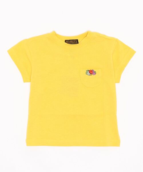 FRUIT OF THE LOOM(フルーツオブザルーム)の「【FRUIT OF THE LOOM】半袖ポケットティー(80~160cm)(Tシャツ/カットソー・キッズ・オフホワイト/ピンク/テラコッタ/イエロー/カーキ/ターコイズブルー/ロイヤルブルー/ライトグレー/ブラック/ホワイト系その他/ピンク系その他/グレー系その他・80/90/95/100/110/120/130/140/150/160)」の10枚目の写真