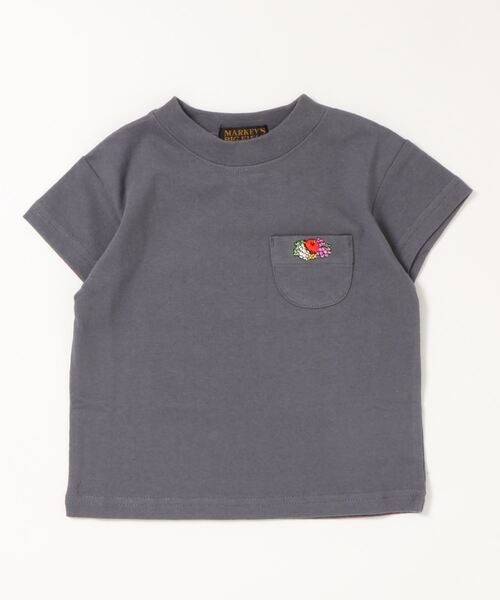 FRUIT OF THE LOOM(フルーツオブザルーム)の「【FRUIT OF THE LOOM】半袖ポケットティー(80~160cm)(Tシャツ/カットソー・キッズ・オフホワイト/ピンク/テラコッタ/イエロー/カーキ/ターコイズブルー/ロイヤルブルー/ライトグレー/ブラック/ホワイト系その他/ピンク系その他/グレー系その他・80/90/95/100/110/120/130/140/150/160)」の4枚目の写真