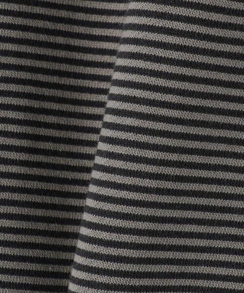 BEAUTY&YOUTH UNITED ARROWS（ビューティーアンドユースユナイテッドアローズ）の「BY カットオフ ミジンボーダー カットソー（Tシャツ/カットソー・メンズ・ネイビー/ベージュ/ダークグレー・SMALL/MEDIUM/LARGE/X-LARGE）」の17枚目の写真