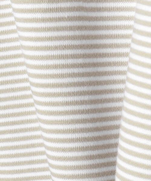 BEAUTY&YOUTH UNITED ARROWS（ビューティーアンドユースユナイテッドアローズ）の「BY カットオフ ミジンボーダー カットソー（Tシャツ/カットソー・メンズ・ネイビー/ベージュ/ダークグレー・SMALL/MEDIUM/LARGE/X-LARGE）」の19枚目の写真