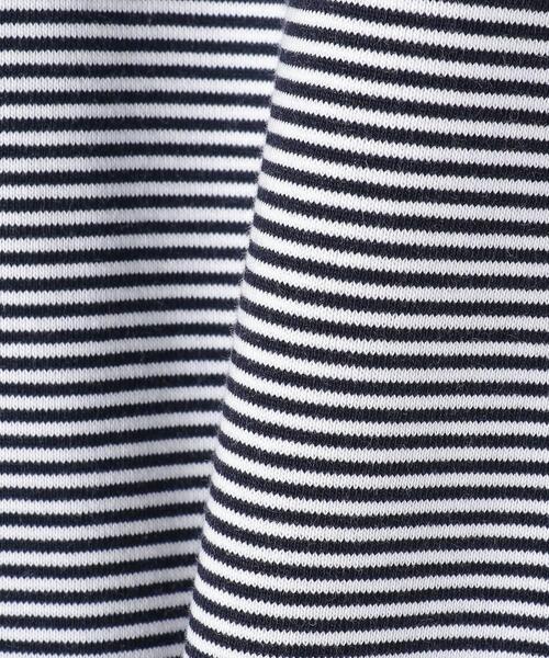 BEAUTY&YOUTH UNITED ARROWS（ビューティーアンドユースユナイテッドアローズ）の「BY カットオフ ミジンボーダー カットソー（Tシャツ/カットソー・メンズ・ネイビー/ベージュ/ダークグレー・SMALL/MEDIUM/LARGE/X-LARGE）」の21枚目の写真