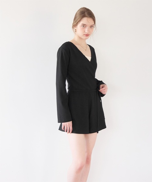 SEA DRESS(シードレス)の「カシュクールオールインワン/ラッシュガード/水着(ラッシュガード・レディース・ブラック/ピンク系その他/カーキ・L/S/M)」の17枚目の写真
