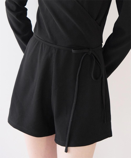SEA DRESS(シードレス)の「カシュクールオールインワン/ラッシュガード/水着(ラッシュガード・レディース・ブラック/ピンク系その他/カーキ・L/S/M)」の6枚目の写真