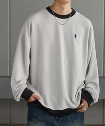 U.S. POLO ASSN.（ユーエスポロアッスン）の「U.S. POLO ASSN. / ユーエスポロアッスン 別注 ビッグシルエット ロゴ刺繍 裏毛プルオーバースウェット（スウェット）」