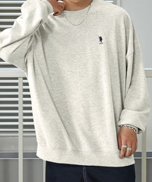 Anchor Smith（アンカー スミス）の「U.S. POLO ASSN. / ユーエスポロアッスン 別注 ビッグシルエット ロゴ刺繍 裏毛プルオーバースウェット（スウェット）」