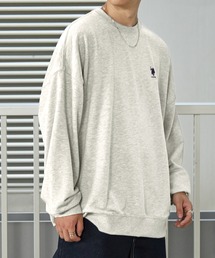 U.S. POLO ASSN.（ユーエスポロアッスン）の「U.S. POLO ASSN. / ユーエスポロアッスン 別注 ビッグシルエット ロゴ刺繍 裏毛プルオーバースウェット（スウェット）」
