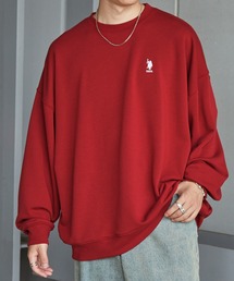 Anchor Smith（アンカー スミス）の「U.S. POLO ASSN. / ユーエスポロアッスン 別注 ビッグシルエット ロゴ刺繍 裏毛プルオーバースウェット（スウェット）」
