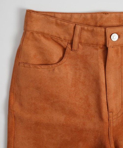 X-girl（エックスガール）の「FAUX SUEDE FLARE PANTS（その他パンツ・レディース・ブラック/ライトブルー/オレンジ・X-SMALL/SMALL/MEDIUM）」の20枚目の写真