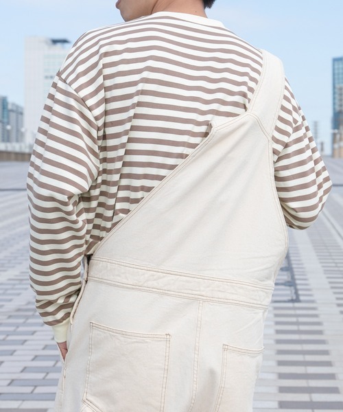 PairPair（ペアペア）の「ボーダーロンT(メンズ/リンクアイテム)（Tシャツ/カットソー・メンズ・ブルー/モカ/ブラック・FREE）」の13枚目の写真