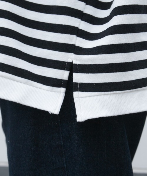 PairPair（ペアペア）の「ボーダーロンT(メンズ/リンクアイテム)（Tシャツ/カットソー・メンズ・ブルー/モカ/ブラック・FREE）」の18枚目の写真