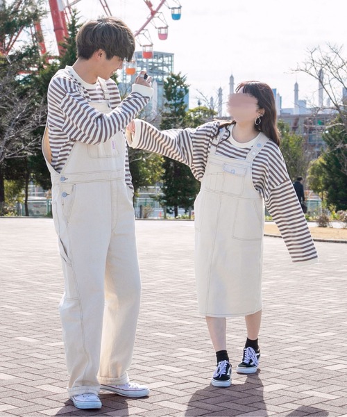 PairPair（ペアペア）の「ボーダーロンT(メンズ/リンクアイテム)（Tシャツ/カットソー・メンズ・ブルー/モカ/ブラック・FREE）」の7枚目の写真