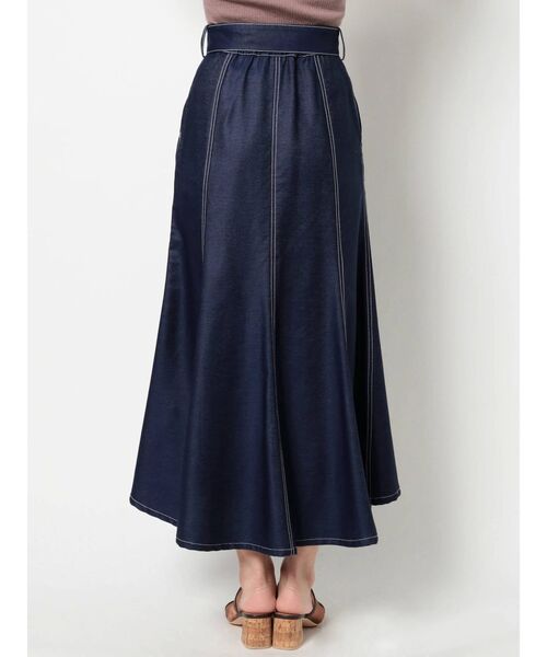 dazzlin（ダズリン）の「ステッチマーメイドデニムスカート（スカート・レディース・オフホワイト/インディゴブルー・SMALL/MEDIUM）」の22枚目の写真
