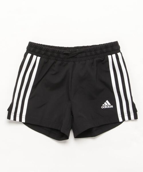adidas（アディダス）の「アディダス デザインド トゥ ムーブ 3ストライプス ショーツ [adidas Designed To Move 3-Stripes Shorts] アディダス (キッズ／子供用)（その他パンツ・キッズ・ブラック×ホワイト/ダークネイビー・100/110/120/130/140/150/160）」の7枚目の写真