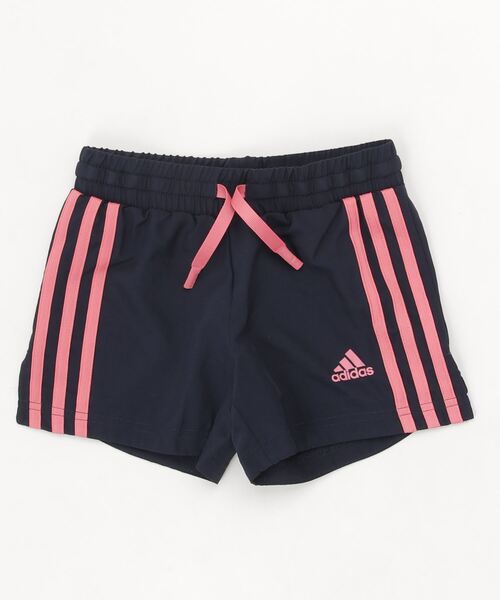 adidas（アディダス）の「アディダス デザインド トゥ ムーブ 3ストライプス ショーツ [adidas Designed To Move 3-Stripes Shorts] アディダス (キッズ／子供用)（その他パンツ・キッズ・ブラック×ホワイト/ダークネイビー・100/110/120/130/140/150/160）」の9枚目の写真