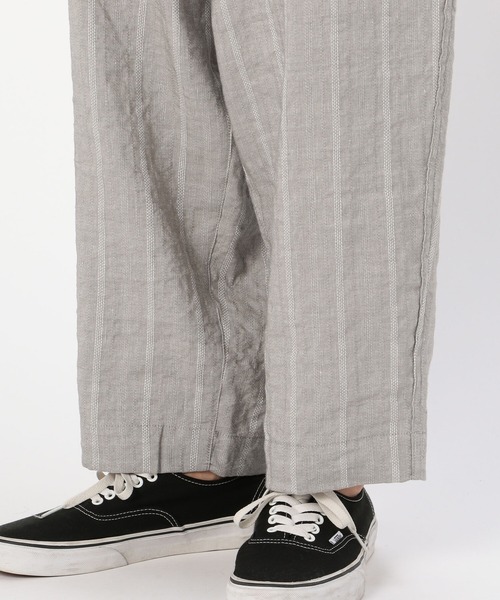 HAVERSACK（ハバーザック）の「【HAVERSACK】ドビーストライプパンツ MEN（その他パンツ・メンズ・ベージュ/チャコール・MEDIUM/LARGE）」の12枚目の写真