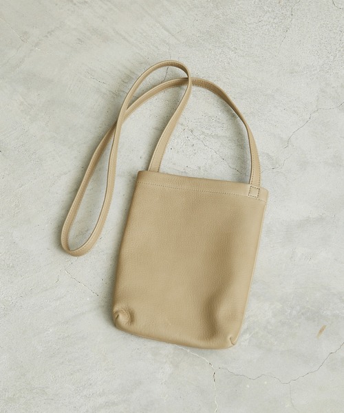 note et silence （ノートエシロンス）の「.◇バレンシア　BAG　S（ショルダーバッグ・レディース・ライトグレー/ライトブルー/ブラック・FREE）」の12枚目の写真