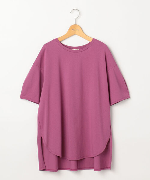 NOLLEY’S（ノーリーズ）の「ヴィンテージ天竺コクーンスリーブT（Tシャツ/カットソー・レディース・ホワイト/ブラック/ライトパープル・FREE）」の4枚目の写真