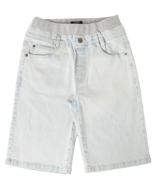 GLAZOS（グラソス）の「接触冷感デニム・ハーフパンツ（デニムパンツ・キッズ・ライトブルー/ホワイト/ブルー・160cm/130cm/170cm/140cm/150cm）」の13枚目の写真