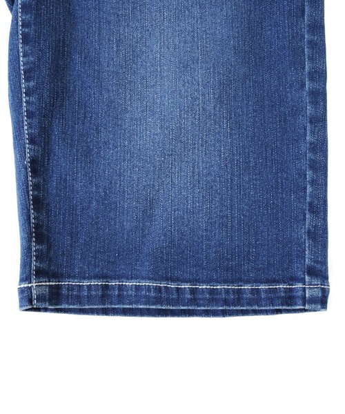 GLAZOS（グラソス）の「接触冷感デニム・ハーフパンツ（デニムパンツ・キッズ・ライトブルー/ホワイト/ブルー・160cm/130cm/170cm/140cm/150cm）」の4枚目の写真